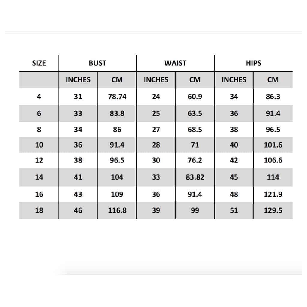 Size Guide | Coser